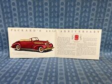 1939 Packard 40th Anniversary Original Sales Brochure / Folder picture