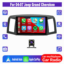 For 2004-2007 Jeep Grand Cherokee Apple Carplay Android 13 Car Stereo Radio GPS picture