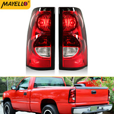 Pair RED Tail Lights Brake Lamps For 1999-2006 Chevy Silverado 1500 2500 3500 picture