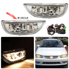 Fog Light For 01 02 Toyota Corolla Front Bumper Driving Lamps Switch Harness Kit picture