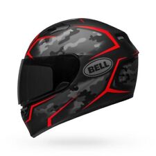 Open Box Bell Adult Qualifier Motorcycle Helmet Stealth Camo Black/Red - 2XL picture