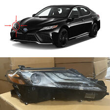 Full LED Headlight for 2021 2022 Toyota Camry XSE XLE Right Passenger Side Black picture