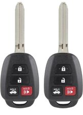 New Uncut 12-14 Car Key Fob Remote Keyless Entry For Toyota Camry HYQ12BDM 2 Pk picture