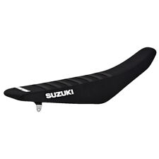 2018-2024 Suzuki RMZ 450 SEAT COVER Enjoy MFG ALL BLACK BLACK RIBS #163 LOGO picture