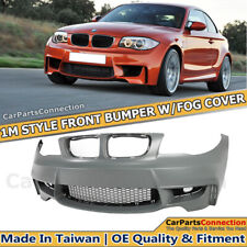 1M Style Front Bumper Convsersion For 08-13 BMW 1 Series E82 E88 Fog Light Cover picture