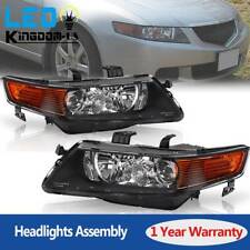 For 2004-2008 Acura TSX Sedan 4Dr Projector Headlights Pair HID Xenon Headlamps picture