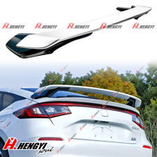 FOR 2022-2024 HONDA CIVIC HATCHBACK WHITE HP STYLE REAR TRUNK SPOILER WING picture