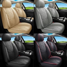 For TOYOTA Full Set Car Seat Covers Leather 5 Seats Front Rear Protector Pads picture