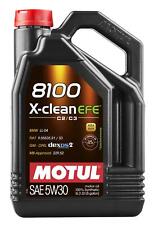 109471 Motul 8100 X-CLEAN EFE 5W30 100% Synthetic Performance Engine Oil-5 Liter picture