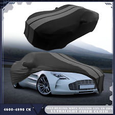 For Aston Martin One-77 Grey Full Car Cover Satin Stretch Indoor Dust Proof A+ picture
