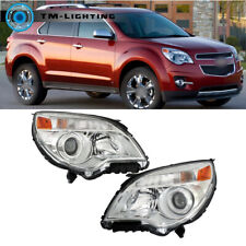 Left&Right Side Halogen Chrome For Chevy Equinox 2011-13 2014 2015 Headlights picture