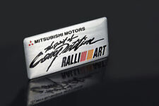 Aluminum Car Rear Trunk Emblem Decal Badge Sticker RALLIART Logo for MITSUBISHI picture