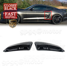 For Ford Mustang 15-23 V3 Glossy Black Rear Fender Panel Side Body Flare Scoops picture