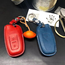 Real Handmade Leather Car Key Fob Case Cover For Lamborghini Huracan Aventador picture