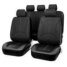 Car Seat Covers 5 Sit Front Rear Leather For Dodge Ram 1500 2008-2022 2500 3500 picture