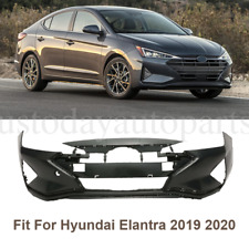 Front Bumper Cover For 2019 2020 Hyundai Elantra Sedan Primered New Not Fold picture