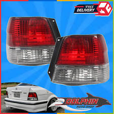 For 95 99 Toyota Tercel CE STD DX Red And Clear Signal Brake Tail Lights Lamps picture