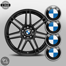 4x 3D Gel Silicone Center Wheel Caps Stickers BMW Decals Rims Logo picture