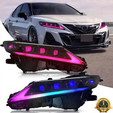 Tri-Beam RGB LED Headlight For Toyota Camry 2018-2024 Head Front Lamps Assembly picture