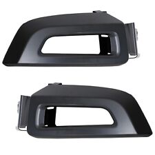 Set of 2 Bumper Face Bar Ends Extensions Front Driver & Passenger Side Pair picture