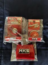 HKS 24003-AN001 Limited Edition Billet Oil Cap Red Fits Honda/Acura M32xP3.5 picture