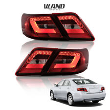 2PCS VLAND LED Tail Lights For TOYOTA CAMRY 2007-2009 Red Lens Rear Lights picture