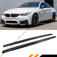 For 2015-19 BMW M4 & F80 M3 Carbon Fiber MP Style Side Skirt Extension Splitters picture