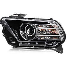 Driver Side For Ford Mustang 2013 2014 Black Housing LED DRL Headlights picture