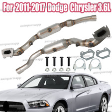 Fits 2011-2014 Dodge Charger 3.6L Left & Right Side Catalytic Converters w/Bolts picture
