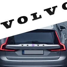 1PC Rear Trunk Lid Letter Badge Nameplate Emblem Sport Fit For Volvo Matte Black picture