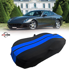 Satin Stretch Indoor Scratch Car Cover Dustproof Protect For Ferrari 612 picture
