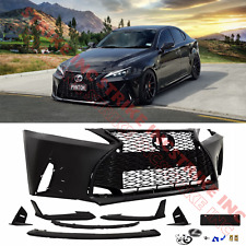 For 06-12 Lexus IS250 IS350 C Front Bumper Grille Kit To 4IS 2021+ W/ Fogs & Lip picture