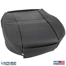 Fits 2006 2007 Chevy Monte Carlo PASSENGER Driver Perf. Black Vinyl Seat Cover picture