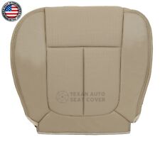2011 - 2014 Ford F150 Lariat Passenger Bottom Perforated Leather Seat Cover Tan picture
