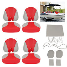 PVC Red Gray Full Set  Seat Covers For Sea-Doo Speedster 150 2007-2011 2008 2009 picture