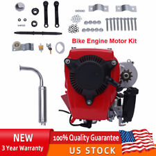 49cc 4-Stroke 142F GAS MOTORIZED Bike BICYCLE MOTOR Engine KIT Chain Drive US picture