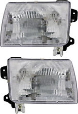 For 1998-2000 Nissan Frontier Xterra Headlight Halogen Set Pair picture