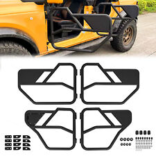 Fit For 2021-2021 2023 Ford Bronco 4-Door Steel Tube Doors Front & Rear 4Pcs picture