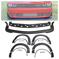 Fits 15-23 Dodge Challenger Fender Flare+Front Lip Hellcat to Demon Conversion picture