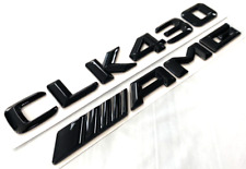 #1 BLACK CLK430+AMG FIT MERCEDES CLK430 REAR TRUNK EMBLEM BADGE NAMEPLATE picture