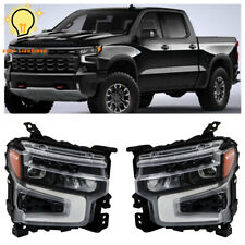 For 2022 2023 2024 Chevy Silverado 1500 ZR2 LED Headlight Headlamp Left&Right picture