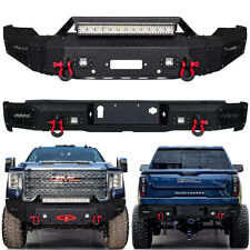 For 2020-2023 GMC Sierra 2500/3500 Front or Rear Bumper with Winch Plate & Light picture