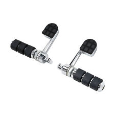 Stirrup Foot Pegs W/Heel Rest Fit For Harley Sportster XL 883 1200 Iron Softail picture
