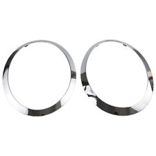 2x Chrome Headlight Ring Bezel Cover Trim For Mini Cooper F55 F56 F57 2014-2021 picture