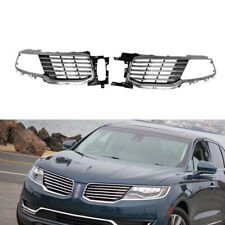 Front Upper Grille Insert Fits For Lincoln MKX 16-18 Chrome Left & Right Side picture