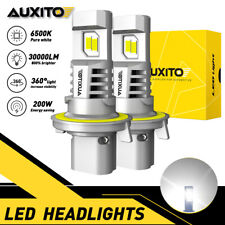 AUXITO LED H13 9008 Headlight High Low Beam Super Bright Bulbs 6500K CANBUS Set picture