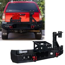 Vijay New Steel Rear Bumper W/Tire Carrier&LED Light For 2005-2015 Toyota Tacoma picture
