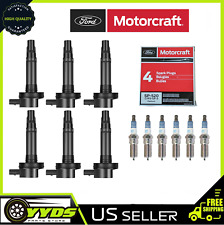 6x Ignition Coil & 6x Motorcraft Spark Plug for Ford F-150 Edge Taurus CX9 MKX/Z picture