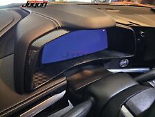 Real Carbon Instrument Cluster Gauge Trim For C8 Corvette Stingray Coupe Z06 20+ picture
