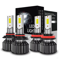 9005 H11 LED Headlight KIT Combo Bulbs 10000K High&Low Beam Super Bright White picture